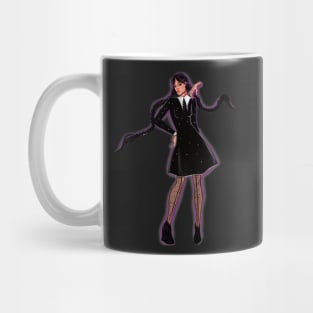 Spooky Mode On Wednesday Friday Addams Mug